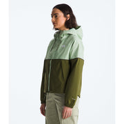 The North Face Women's Novelty Antora Rain Hoodie in Misty Sage Forest Olive