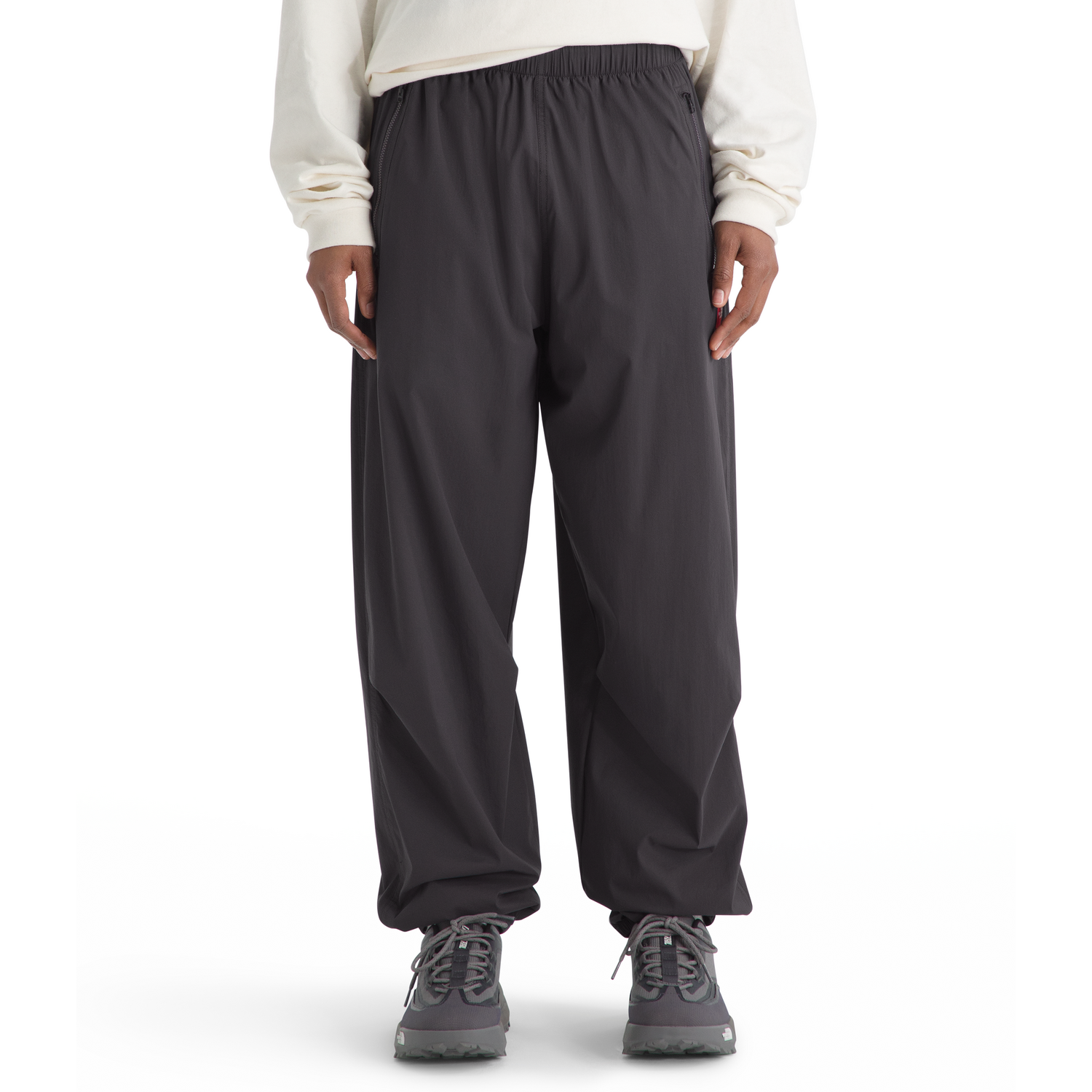 The North Face Men's Red Box Packable Wind Pants in Obsidian