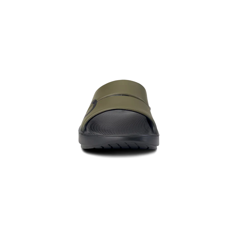 OOFOS Unisex OOahh Sports Sandals in Tactical Green  Men's Footwear
