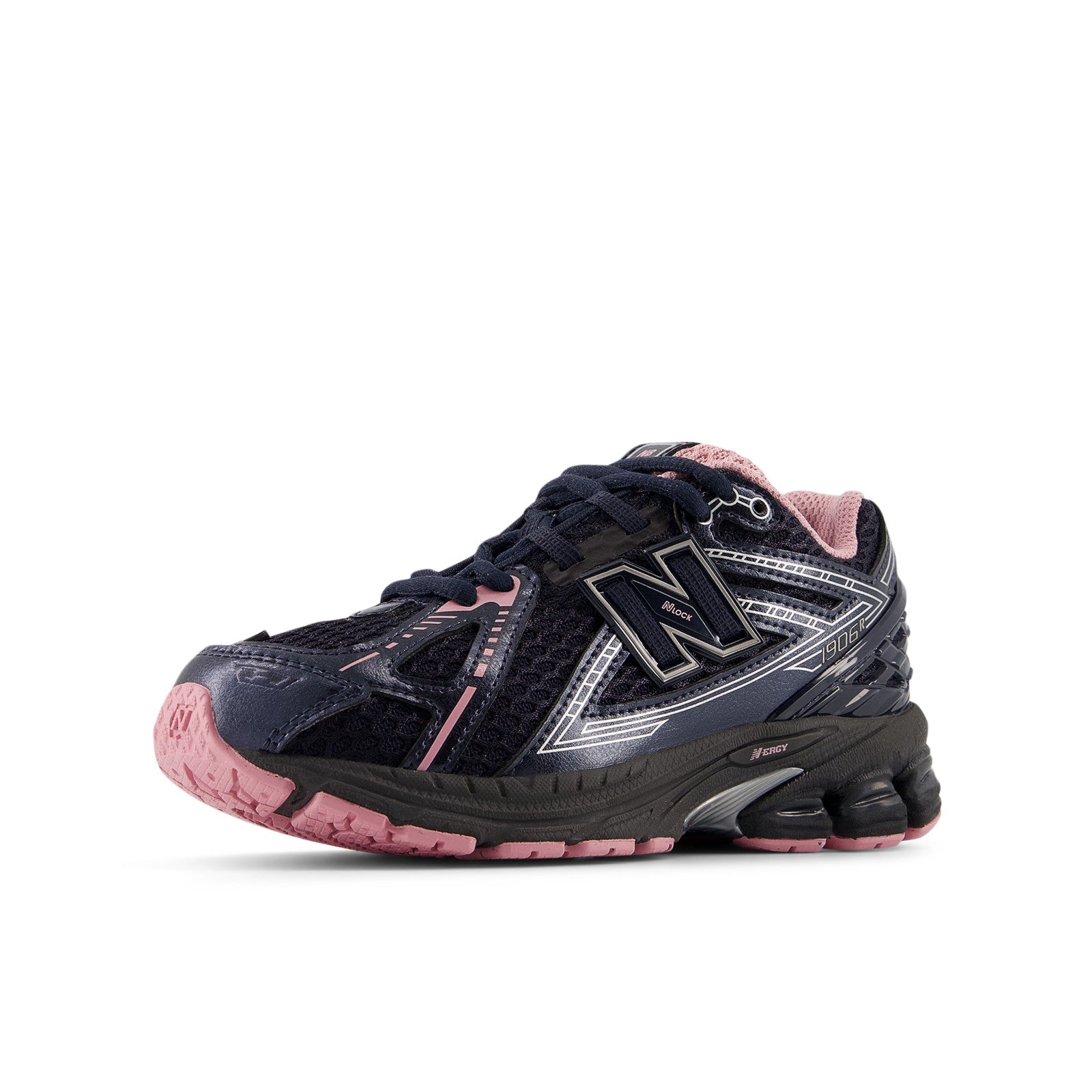 New Balance Kid's 1906 in Eclipse with Pink Taffy