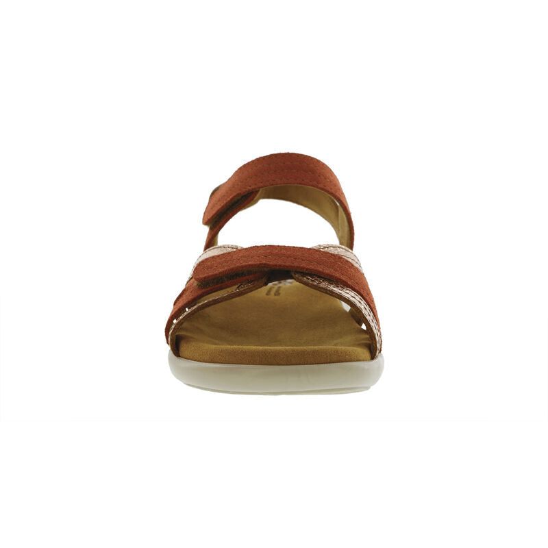SAS Women's Pier Heel Strap Sandal in Copper