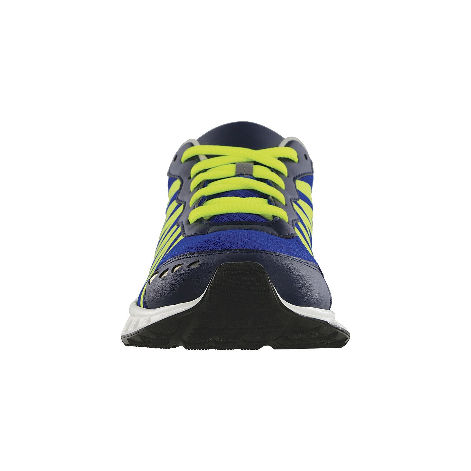 SAS Men's Pursuit Lace Up Sneaker in Blue / Neon Yellow