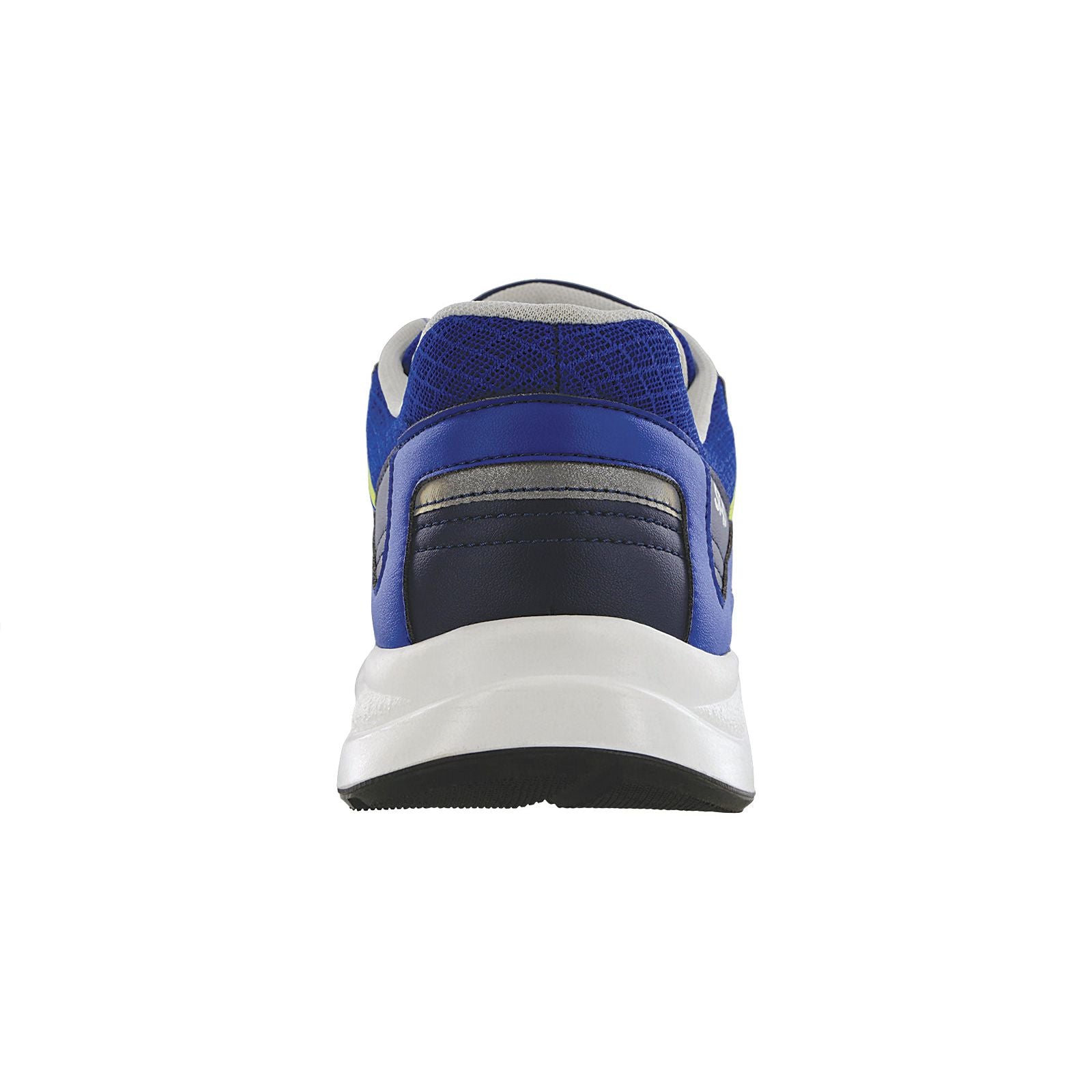 SAS Men's Pursuit Lace Up Sneaker in Blue / Neon Yellow