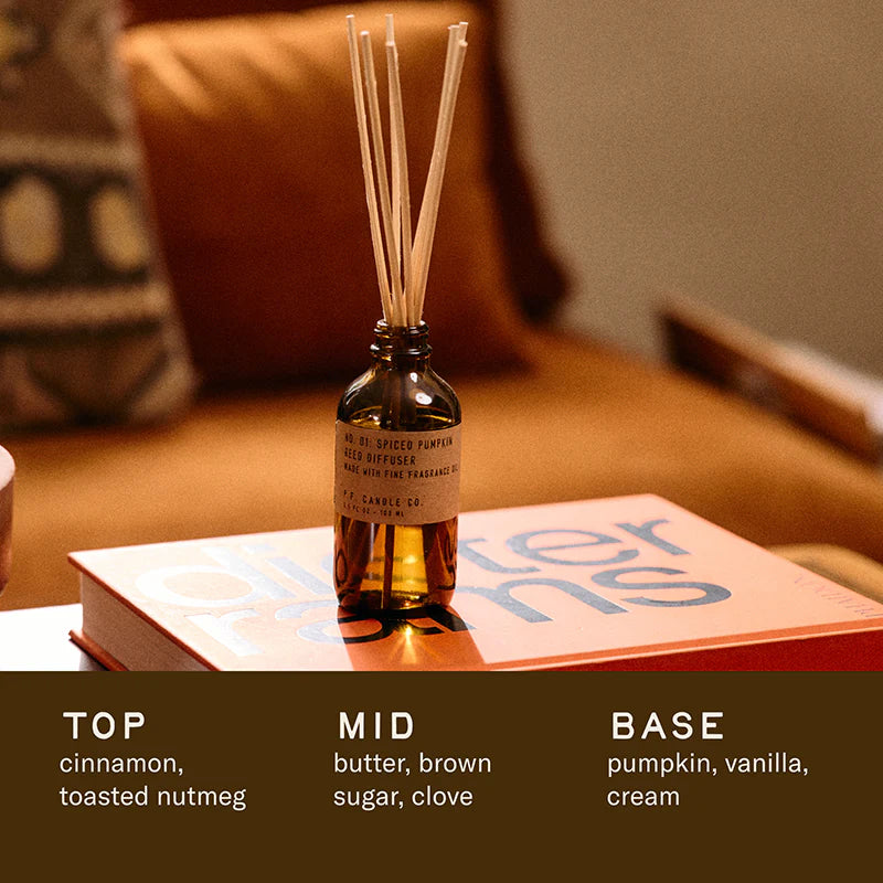 P. F. Candle Co. Spiced Pumpkin – Reed Diffuser