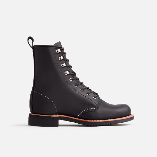 Red Wing Women's Silversmith Short Boot in Black Boundary Leather