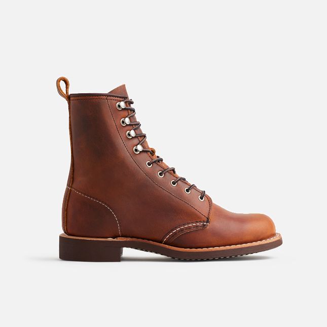 Red Wing Women's Silversmith Short Boot in Copper Rough & Tough Leather