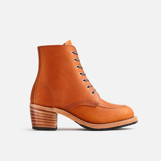 Red Wing Women's Clara Heeled Boot in Oro Legacy Leather