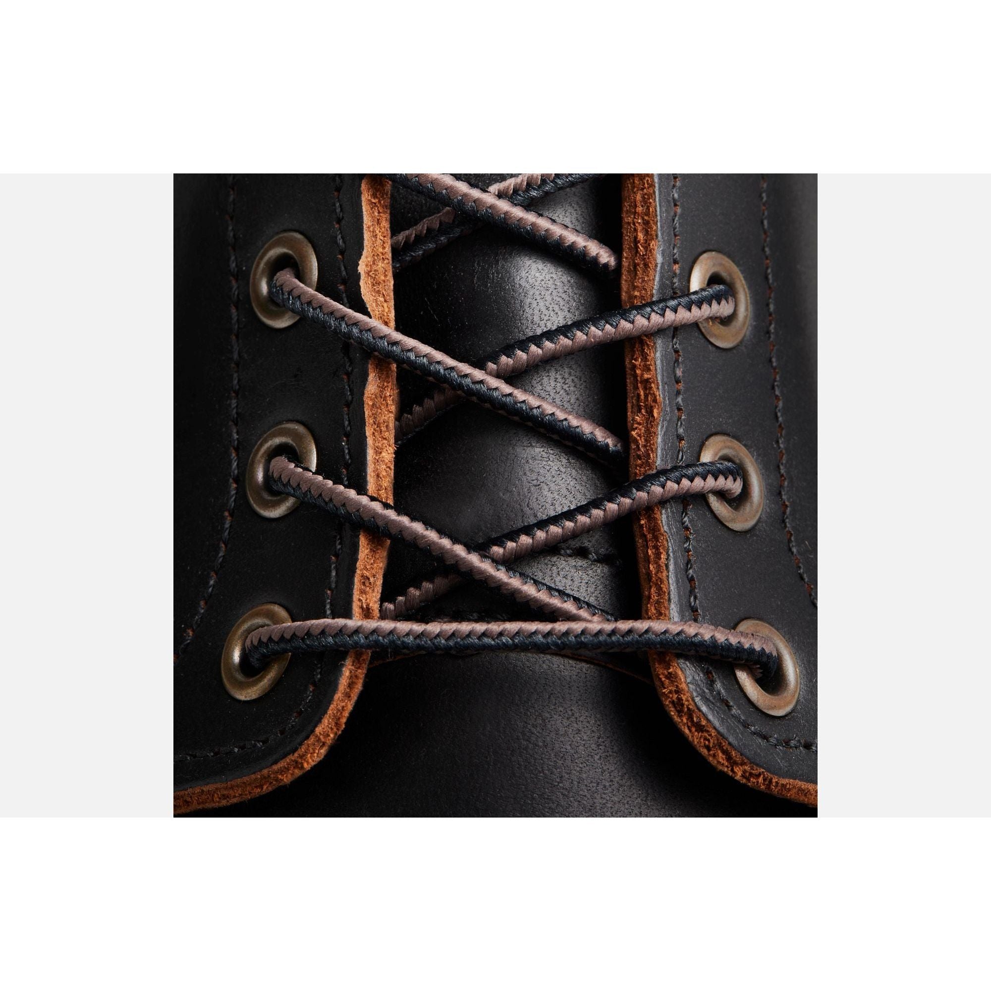 Red Wing Men's Classic Moc 6-Inch Boot in Black Prairie Leather