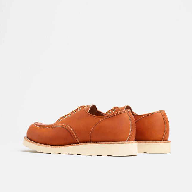 Red Wing Men's Shop Moc Oxford in Oro Legacy Leather