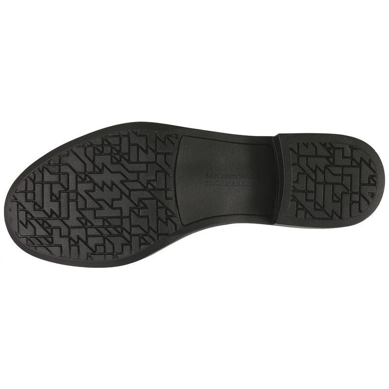 SAS Women's Saddle Oxford Dress Shoe in Black Suede