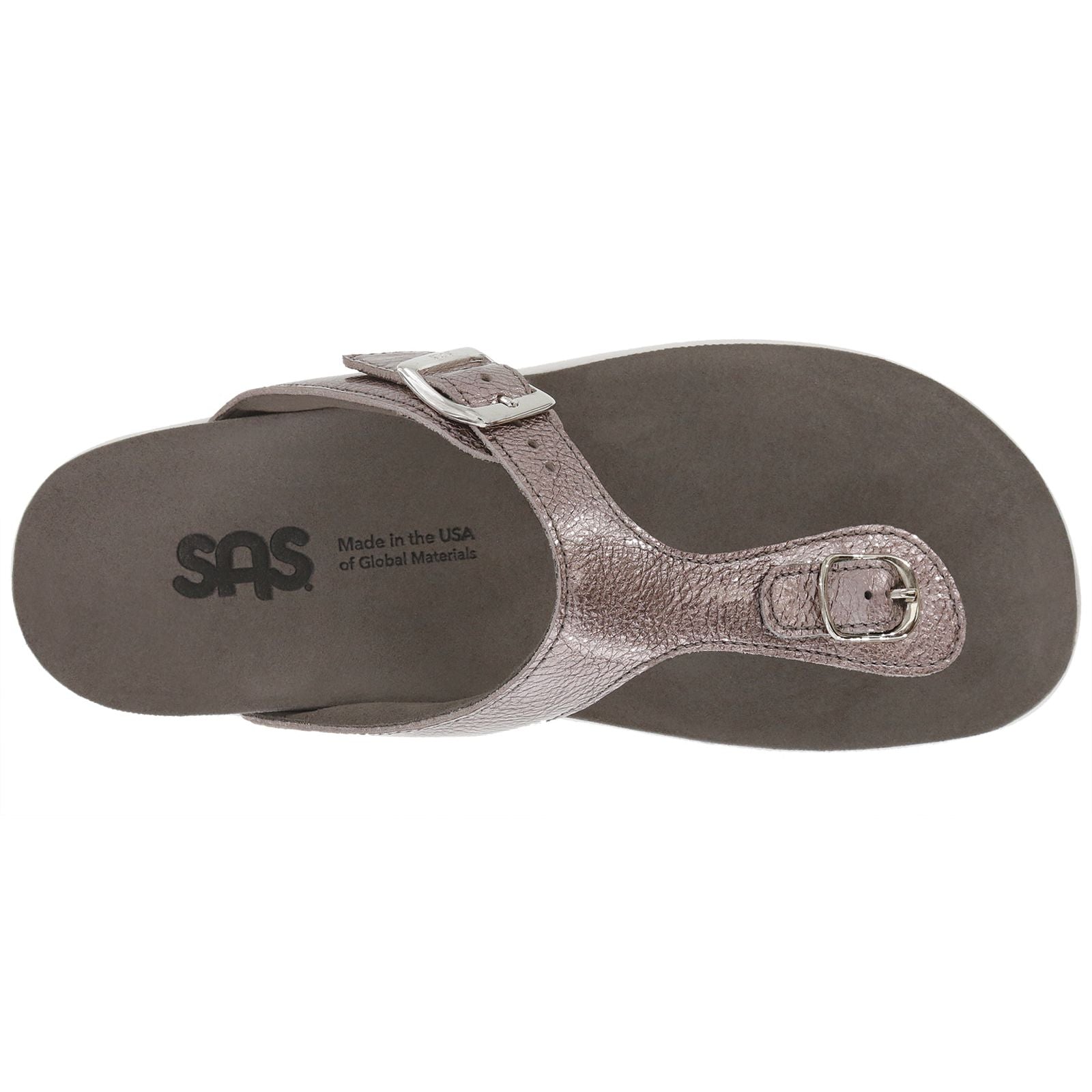 SAS Women's Sanibel T-Strap Slide Sandal in Wisteria