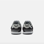New Balance Toddler 574 B Hook & Loop in Black with Silver Metallic  Kid's Footwear