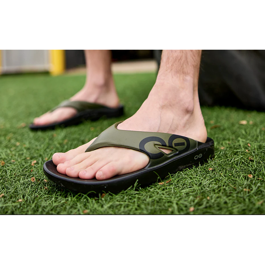 OOFOS OOriginal Sport Sandal in Tactical Green  Unisex Footwear