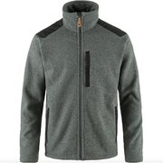 Fjallraven Men's Buck Fleece Jacket in Grey-Melange  Men's Apparel