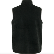 Fjallraven Men's Vardag Pile Fleece Vest in Black Dark Grey  Men's Apparel