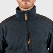 Fjallraven Men's Buck Fleece Jacket in Grey-Melange  Men's Apparel