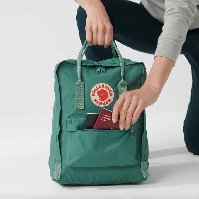 Fjallraven Kanken Backpack in Apple Mint  Accessories
