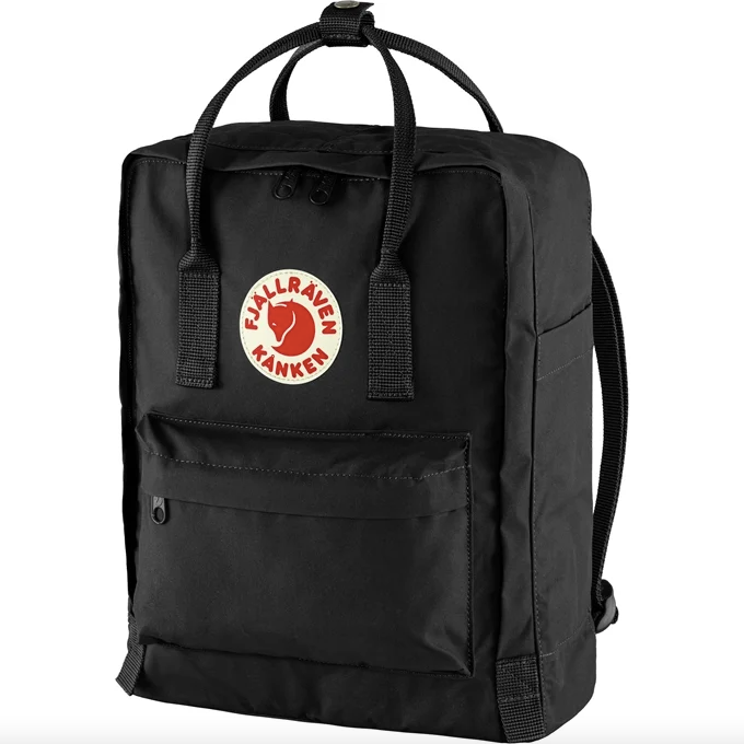 Fjallraven Kanken Backpack in Black  Accessories