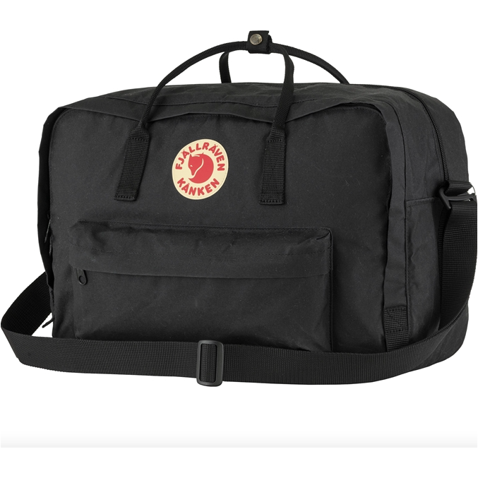 Fjallraven Kanken Weekender Bag in Black Footprint USA