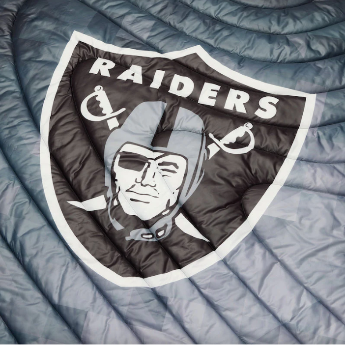 Rumpl Original Puffy Blanket in Las Vegas Raiders Geo