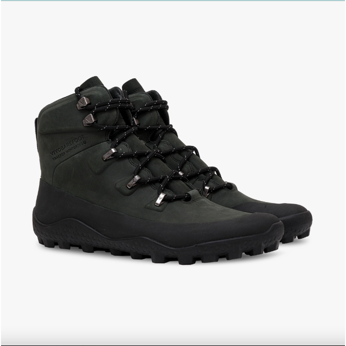 Vivobarefoot Men's Tracker Winter SG in Obsidian