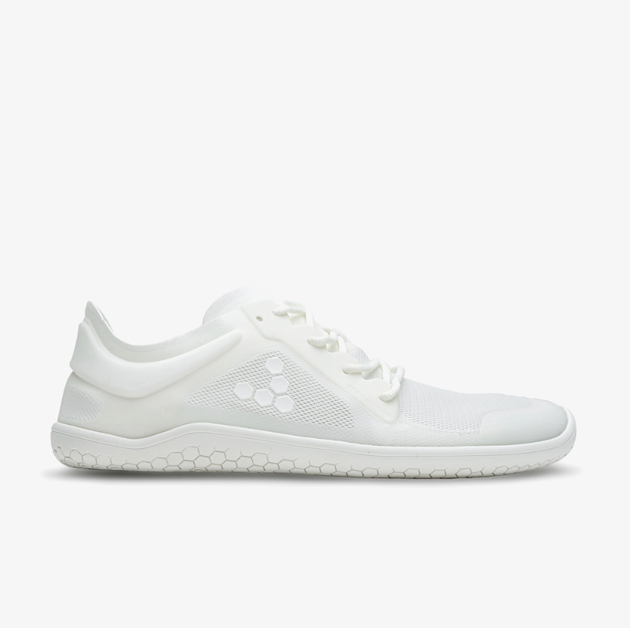 Vivobarefoot Men's Primus Lite III in Bright White  Men's Footwear