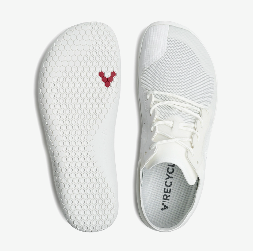 Vivobarefoot Men's Primus Lite III in Bright White  Men's Footwear