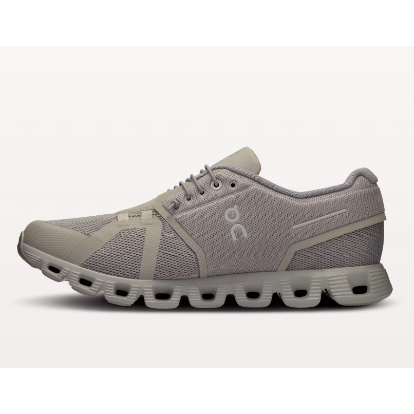 On Running Men Cloud 5 Shoes in Fog Alloy  Men's Footwear