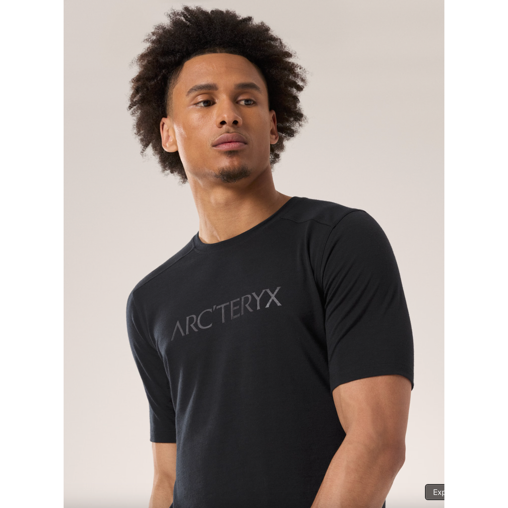 Arc'teryx Men's Ionia Merino Wool Arc'Word Logo Shirt SS