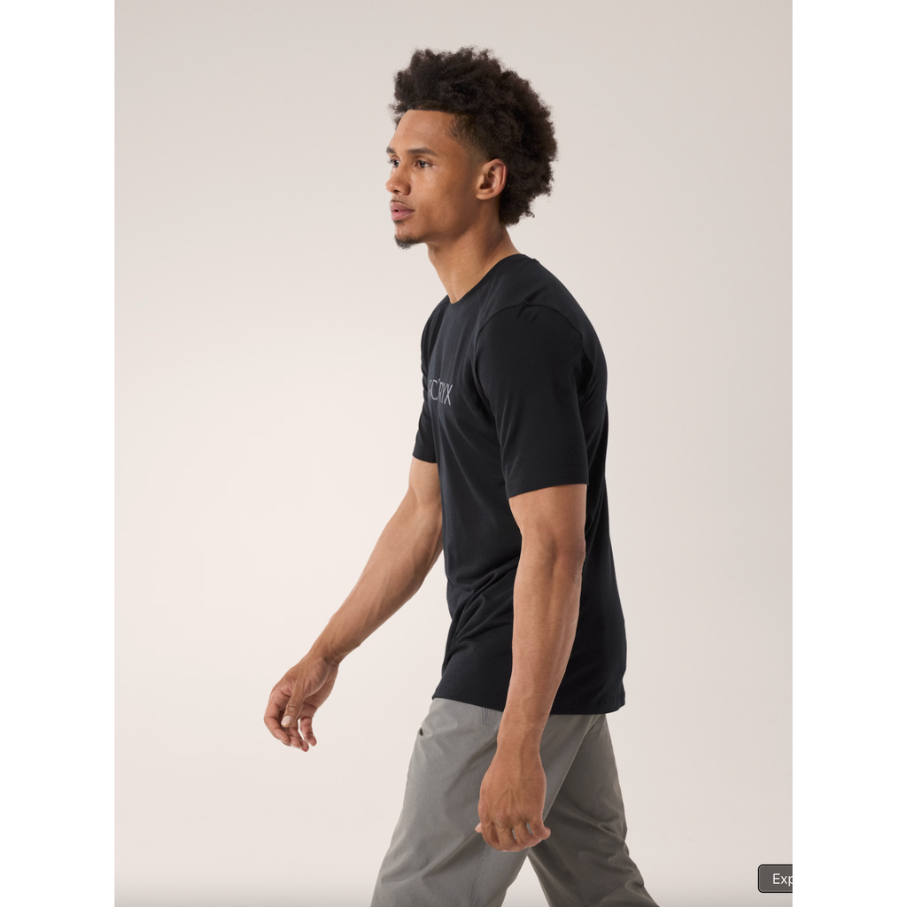 Arc'teryx Men's Ionia Merino Wool Arc'Word Logo Shirt SS