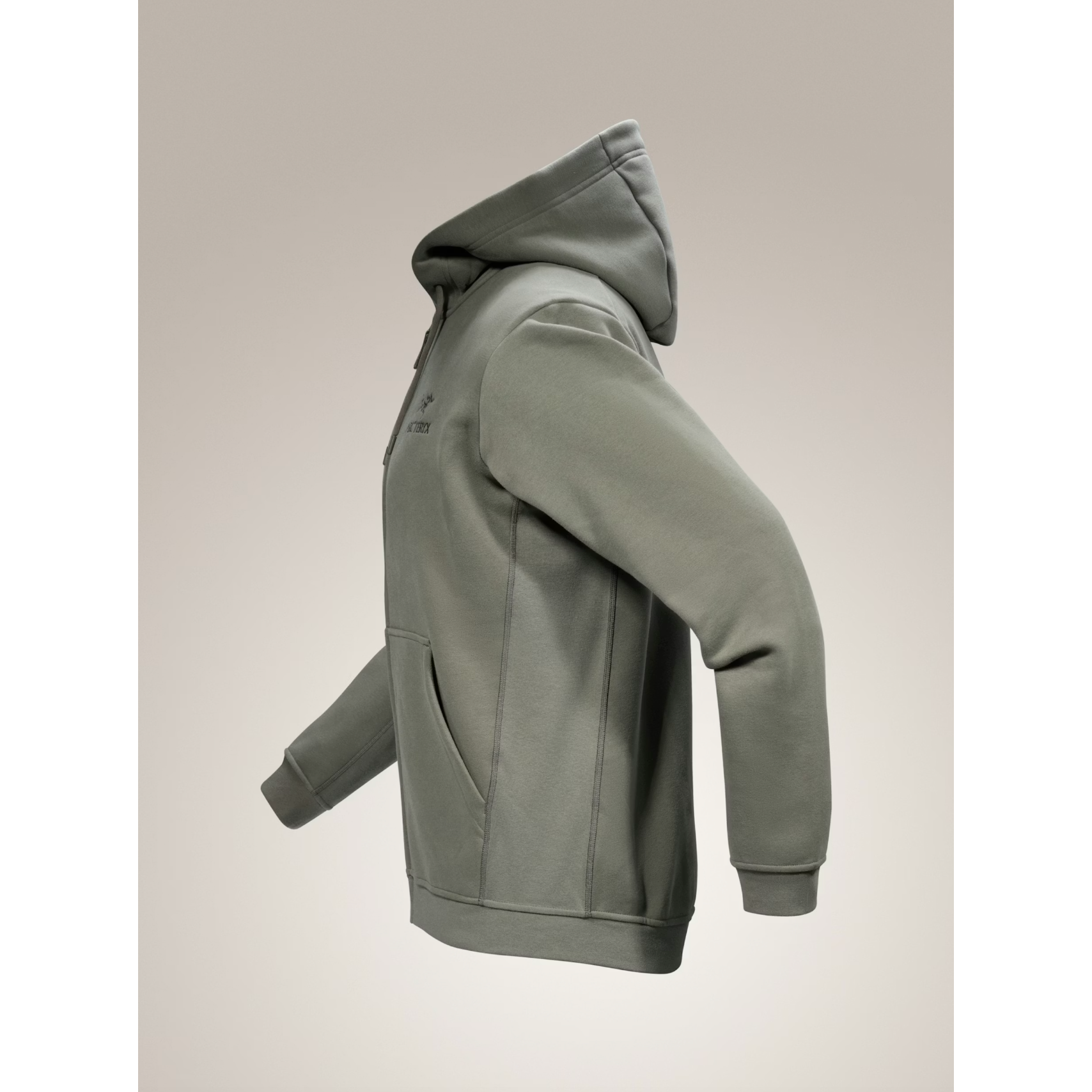 Arc'teryx Men's Emblem Fleece Full Zip Hoody in Forage