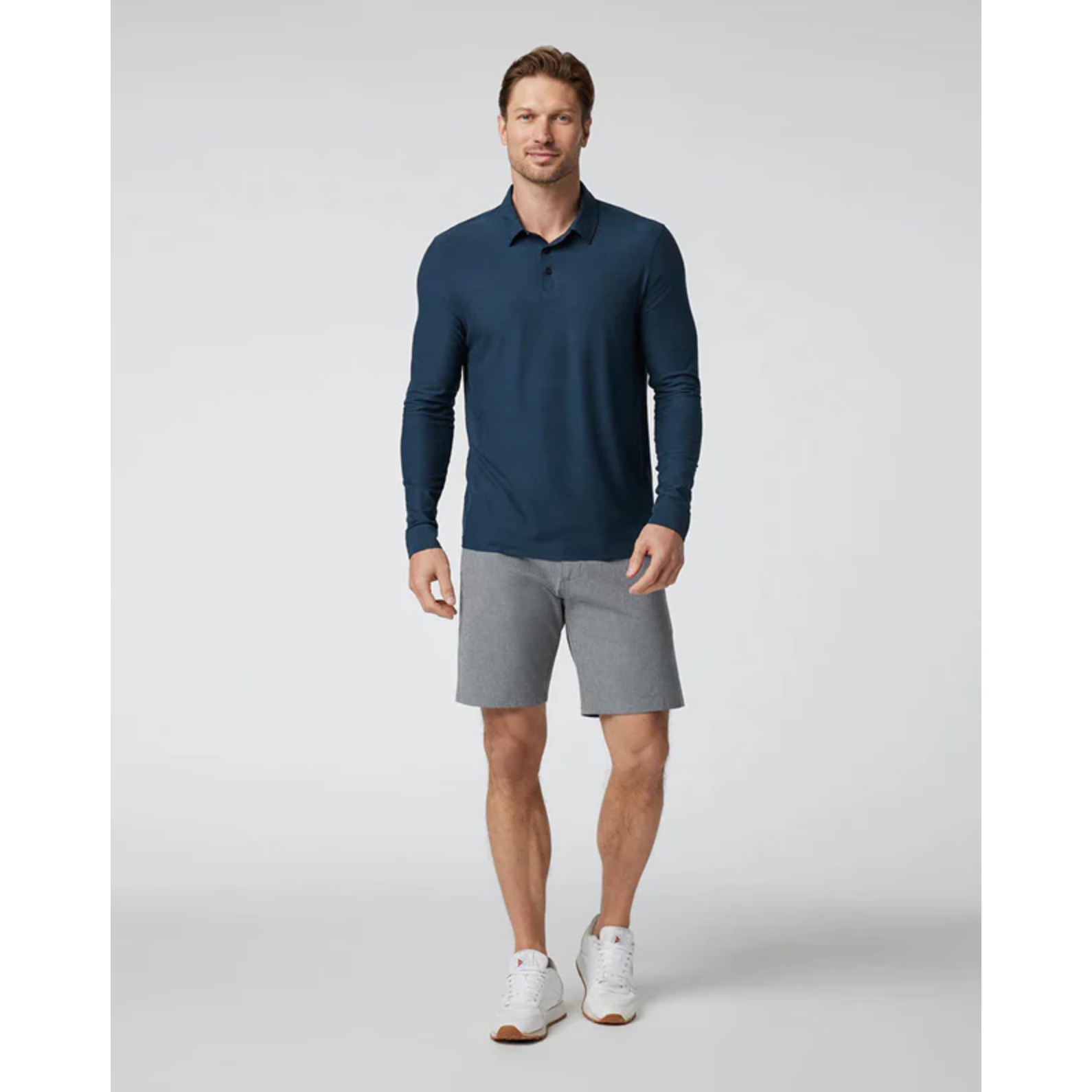 Vuori Men's Aim Short in Concrete