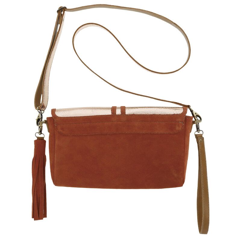 SAS Seight Clutch Handbag in Copper