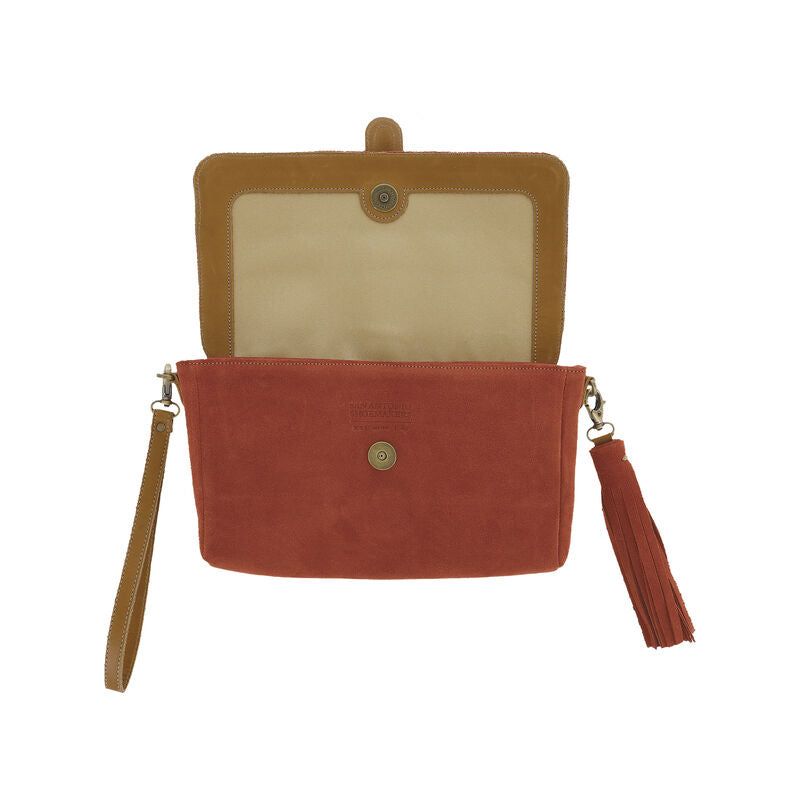 SAS Seight Clutch Handbag in Copper