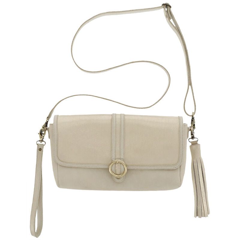SAS Seight Clutch Handbag in Soft Gold