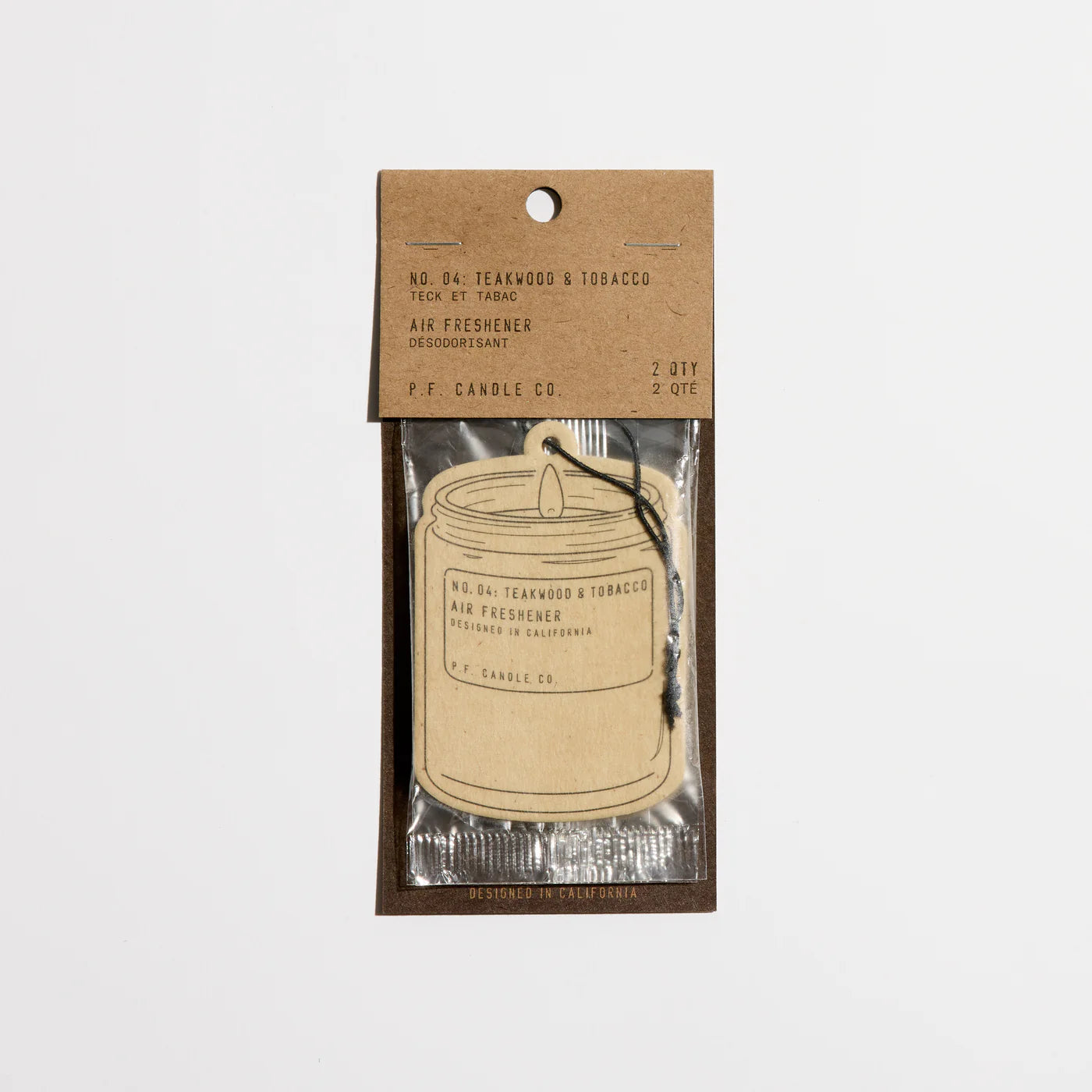 P. F. Candle Co. Teakwood & Tobacco– Air Freshener 2 Pack