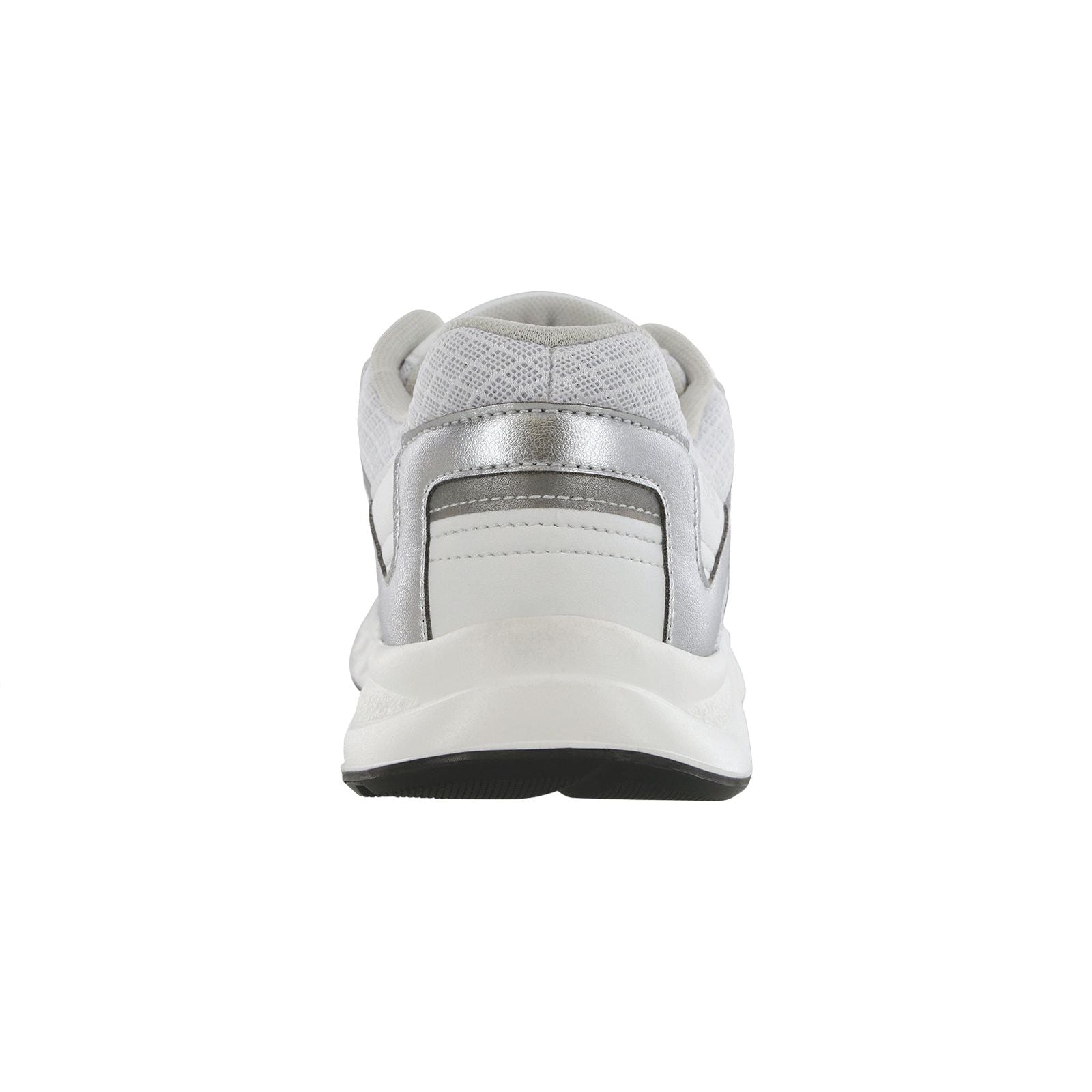 SAS Women's Tempo Lace Up Sneaker in White / Silver