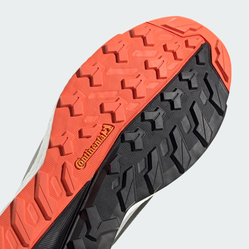 Adidas Men's Terrex Free Hiker 2.0 Low Gore-Tex in Wonder Beige Core Black Semi Impact orange  Men's Footwear