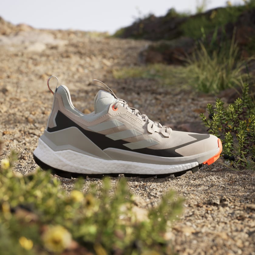 Adidas Women Terrex Free Hiker 2.0 Low Gore-Tex Hiking Shoe in Wonder Beige Grey  Women's Footwear