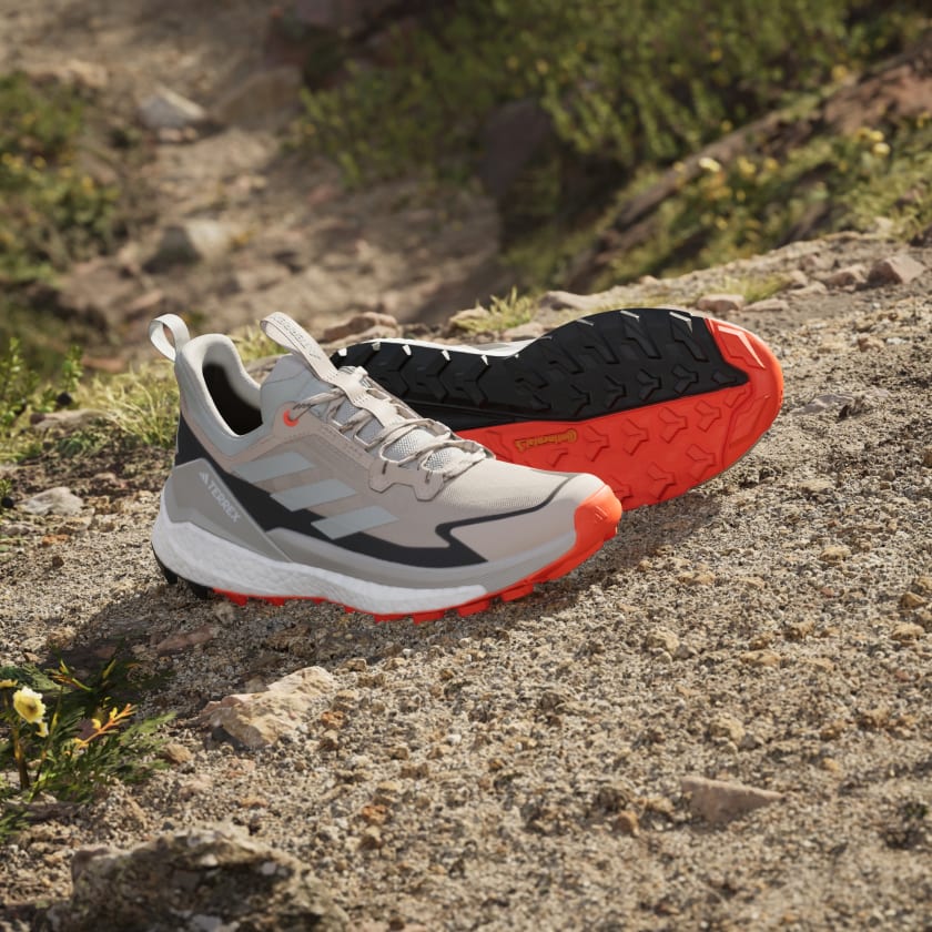 Women's Adidas Terrex Free Hiker Low Gore Hiking Shoes In Grey