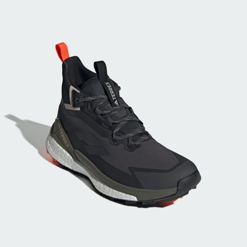 Adidas Men's Terrex Free Hiker Gore-Tex in Carbon Grey Six Core Black  Men's Footwear