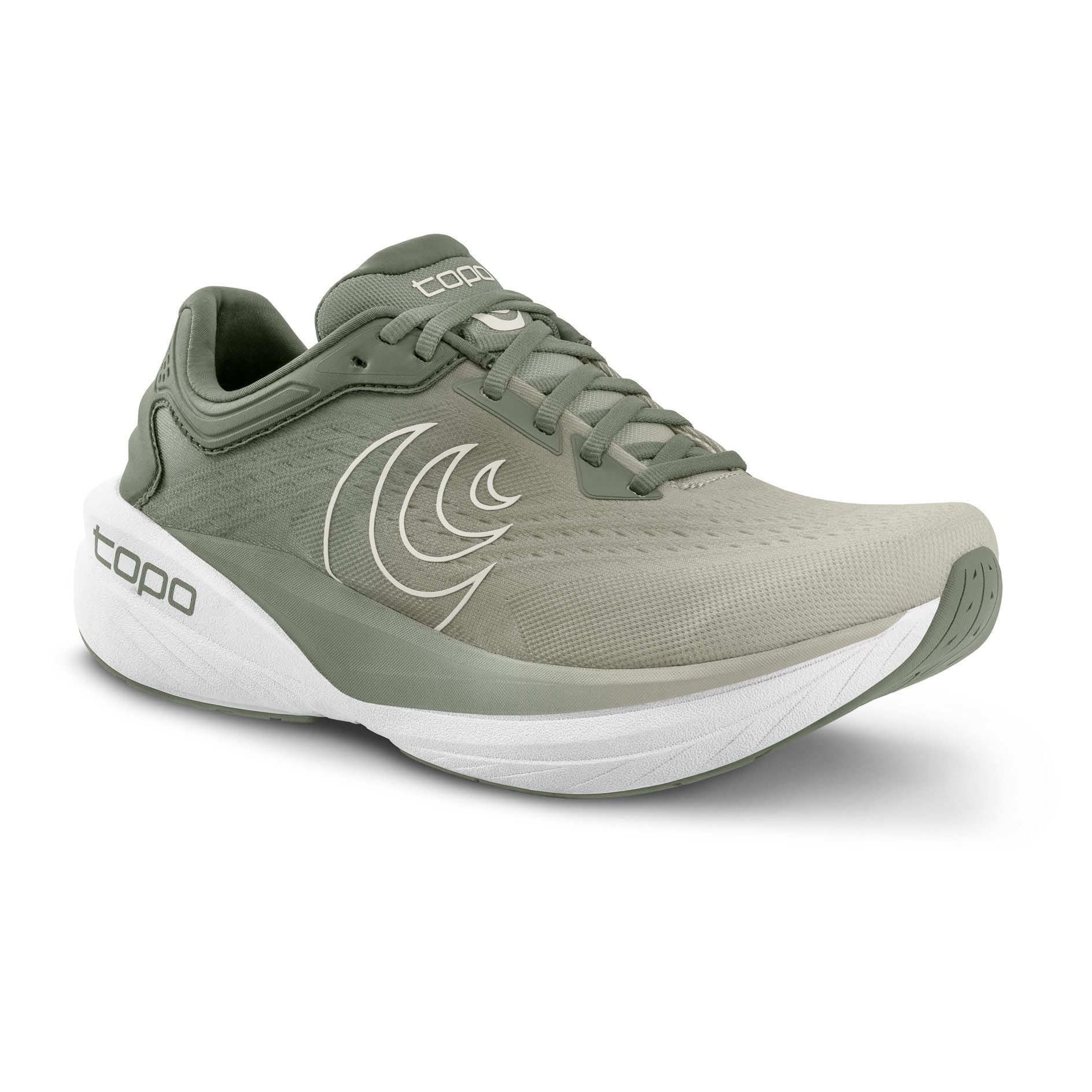 Topo Athletic Men's Phantom 4 Road Training Shoe in Khaki White