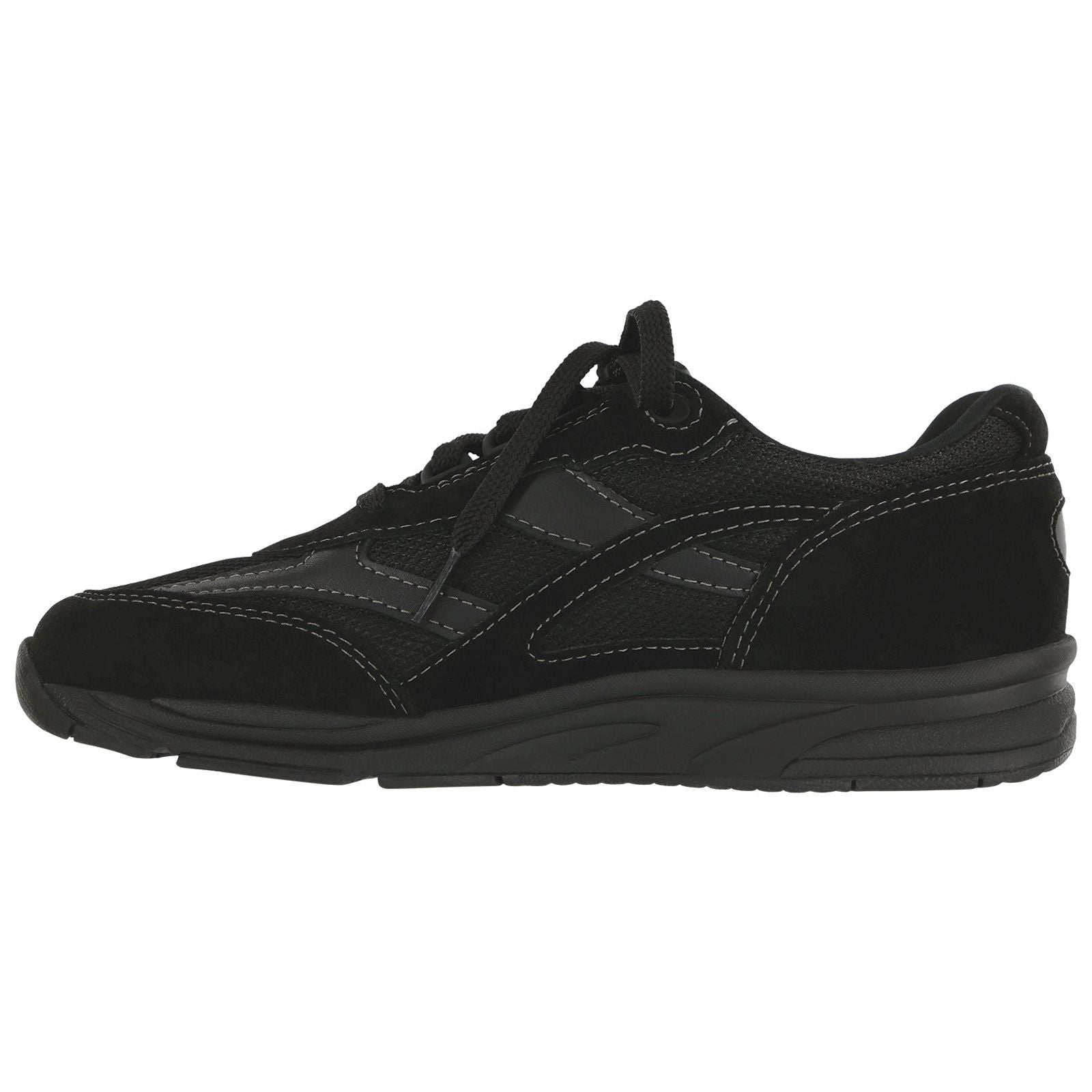 SAS Women's Tour Mesh Lace Up Sneaker Mesh in Black