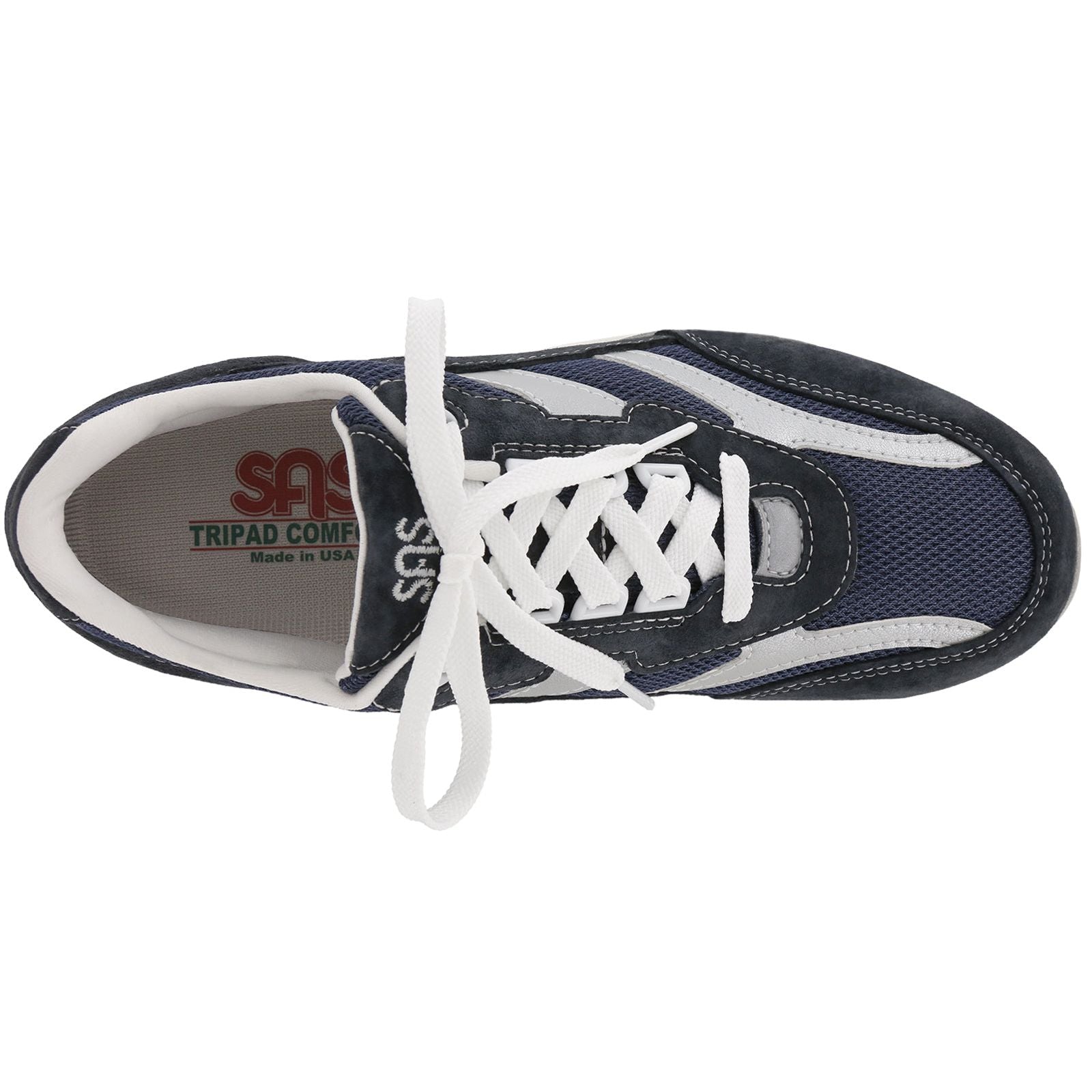 SAS Women's Tour Mesh Lace Up Sneaker in Blue