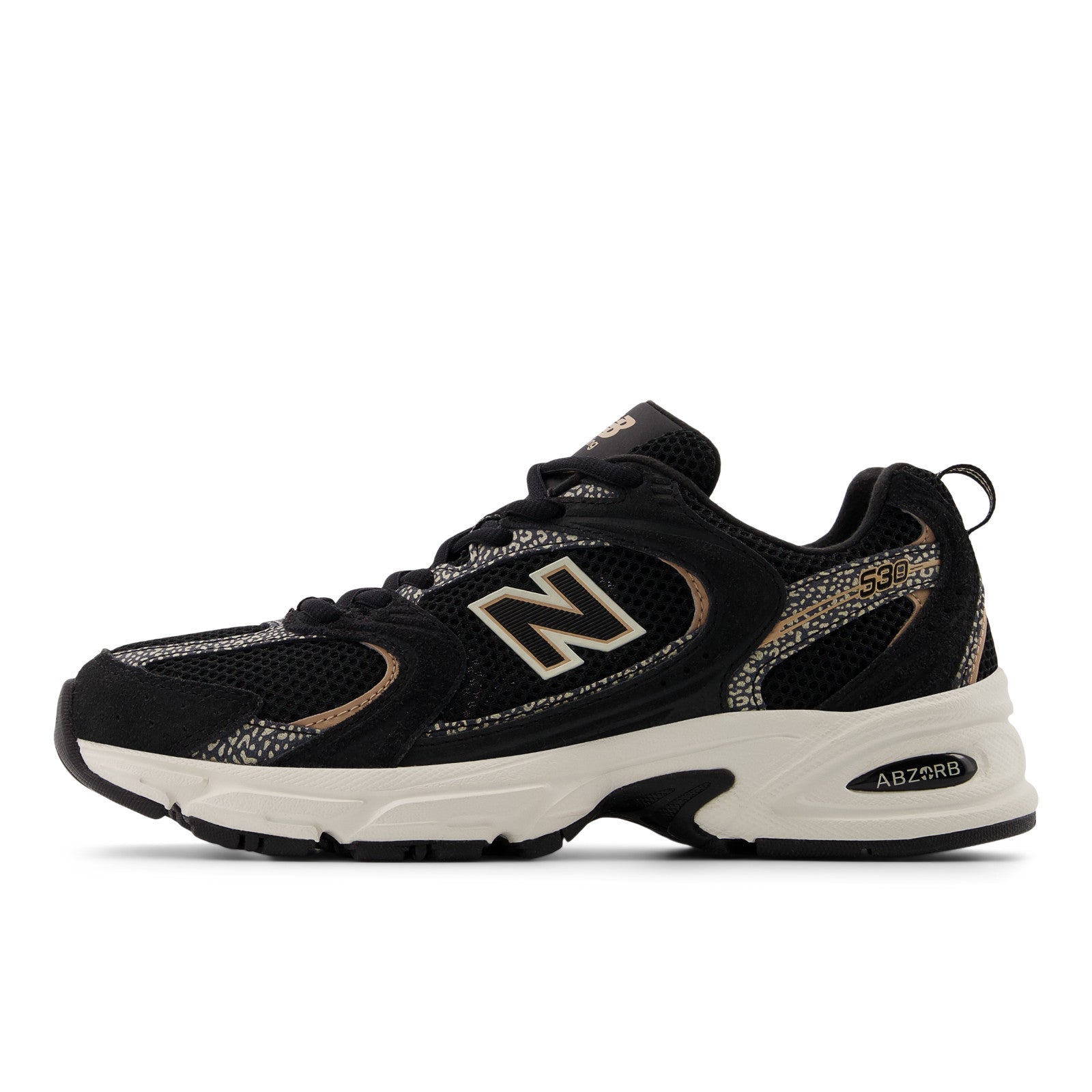 New Balance Unisex 530 | Black with Flat Taupe