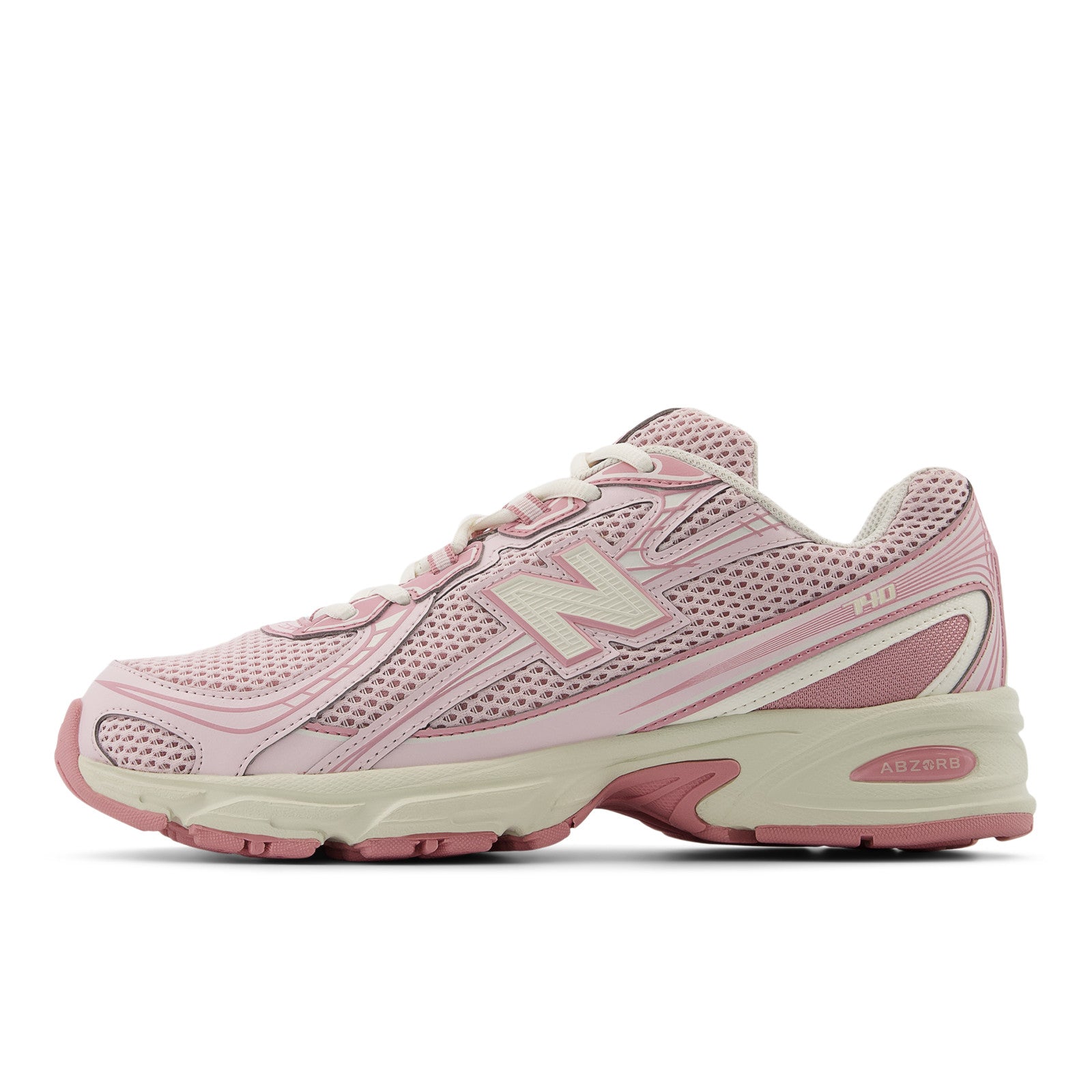New Balance Unisex 740 in Pink Taffy with Pink Granite and Angora