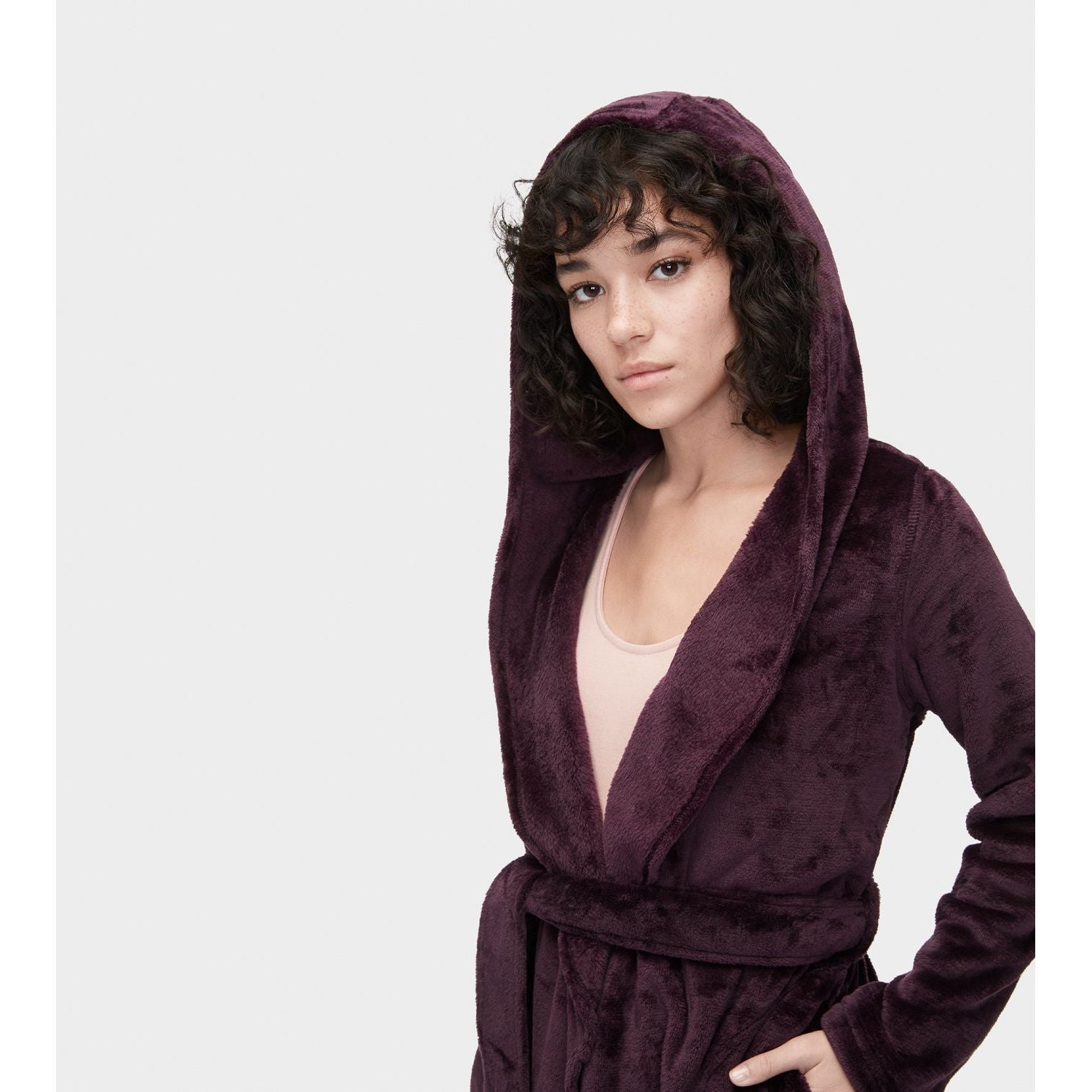 UGG Women's Miranda Fleece Robe in Port