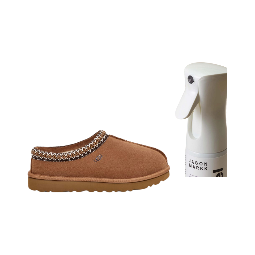 UGG Women's Tasman Slipper in Chestnut + Jason Markk Repel  Women's Footwear