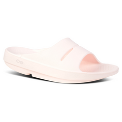 OOFOS Unisex Ooahh Slide Sandals in Blush