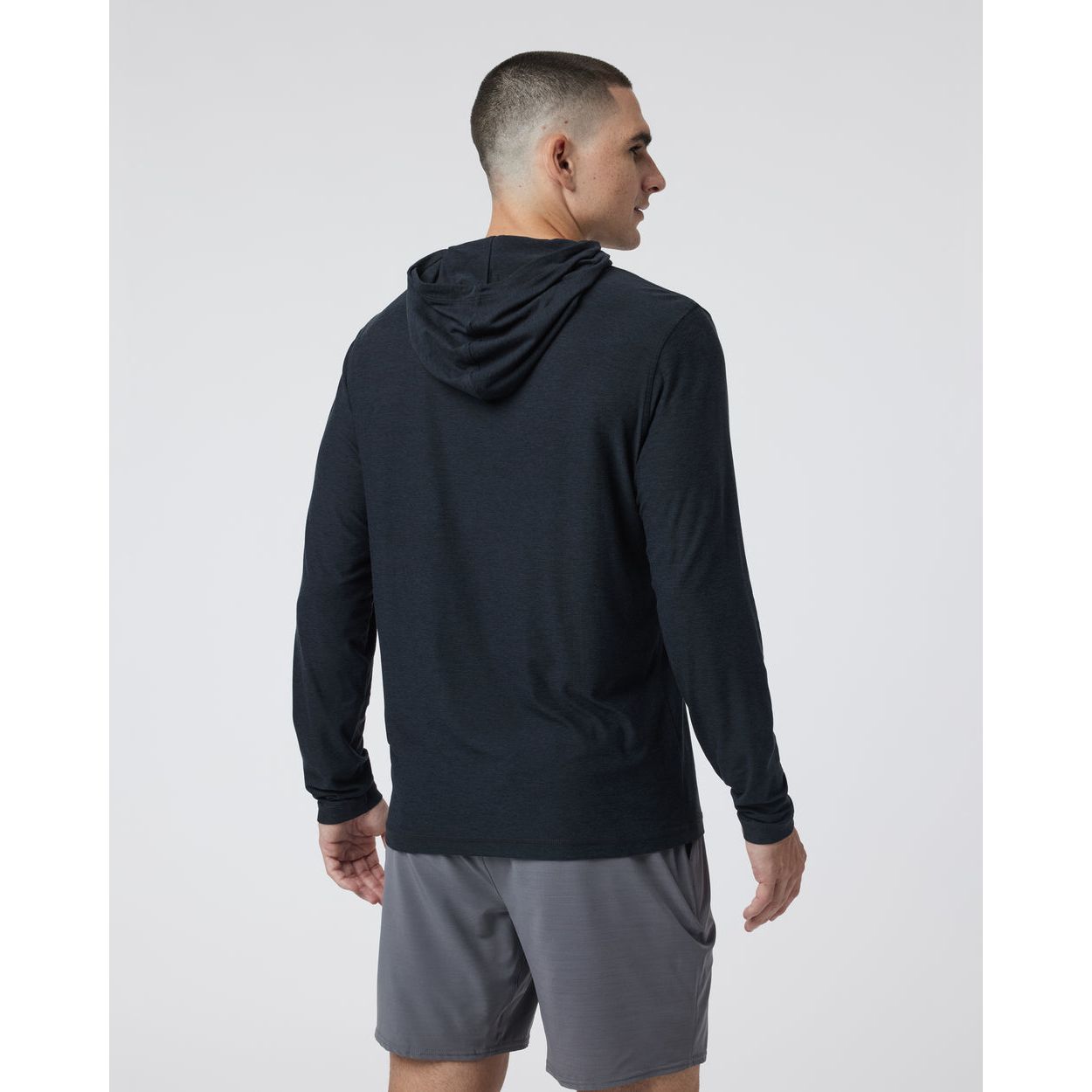 Vuori Men's Strato Tech Hoodie-Footprint USA
